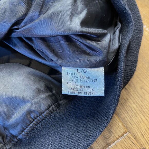 Penguin by Munsingwear Sport Pullover Jacket Windbreaker Men's Size L Navy VNeck - Picture 5 of 6